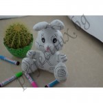 Голямо зайче за оцветяване