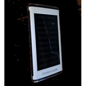 Соларна POWER BANK батерия 25 000 mAh с 2 бр. лед лампи