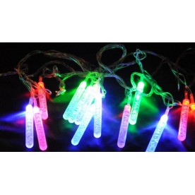 Коледни LED светлини, падащ сняг