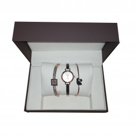 Стилен дамски часовник + 2бр. красиви гривни ТМ-266