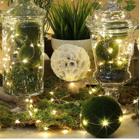 МИНИ LED КОЛЕДНИ ЛАМПИЧКИ 8 РЕЖИМА 220V