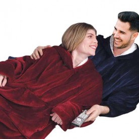 Одеяло суичър от полар с ръкави