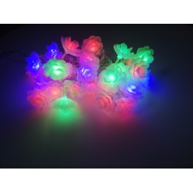 Коледни LED лампички цветя Коледни LED лампички цветя