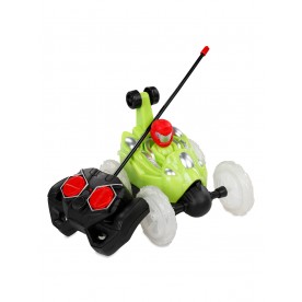 Кола с дистанционно управление, с 6 колела, светлинни и 360 ротация