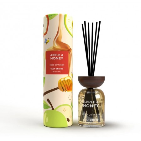 Дифузер с пръчици ябълка и мед GULF ORCHID 150 ML Дифузер с пръчици ябълка и мед GULF ORCHID 150 ML