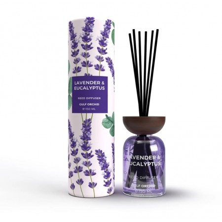 Дифузер с лавандула и евкалипт GULF ORCHID 150 ML Дифузер с лавандула и евкалипт GULF ORCHID 150 ML