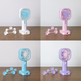 Портативен мини вентилатор с USB зареждане, поставка за телефон и острилка. Портативен мини вентилатор с USB зареждане, поставка за телефон и острилка.
