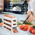Вертикална кутия за съхранение на яйца с автоматично плъзгане Вертикална кутия за съхранение на яйца с автоматично плъзгане