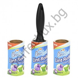 Ролка за почистване на мъх, прах и косми + 2 бр. резервни ролки