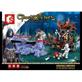 Светещ в тъмното конструктор Ghost of Tribes SD3301