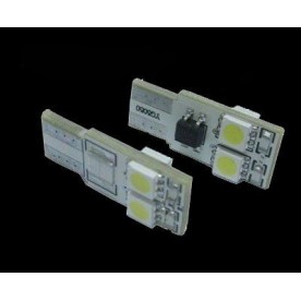 Диодни крушки тип Т10 с 4 СМД диода|CANBUS