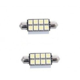 Диодна крушка за плафон бяла с 8 SMD диода