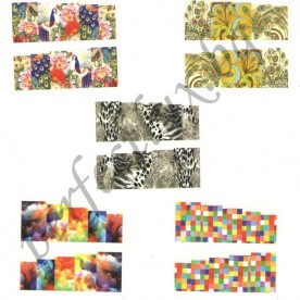 НОВИ МОДЕЛИ! Ваденки за цял нокът 50 броя