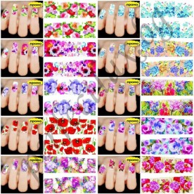 Продукта не е наличен!!! Ваденки за маникюр, цял нокът 100 бр. + 14 бр. ваденки за френски маникюр