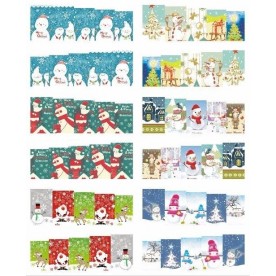 Коледни ваденки за декорация на маникюр и педикюр 60 бр.