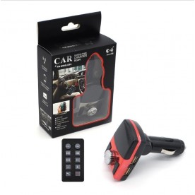 Безжичен блутут FM трансмитер за кола с 2бр. USB
