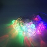 Коледни LED светлини, подаръци