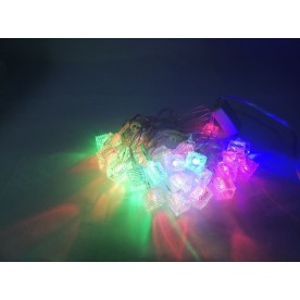 Коледни LED светлини, подаръци