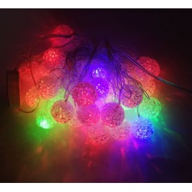 Коледни LED светлини, силиконови топчета