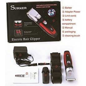 Машинка за подстригване с керамичен нож SURKER RFC-508 + резевна батерия