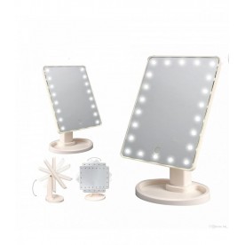 Голямо, настолно LED огледало