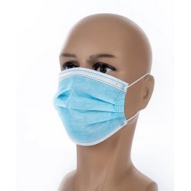 Маски - Трислойни с Ластик 50бр. Маски - Трислойни с Ластик 50бр.