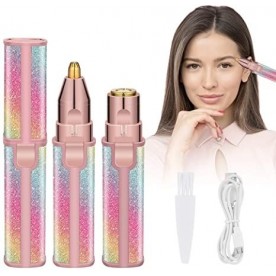 Уред Rainbow 2 в 1 за почистване на лице и оформяне на веждите с USB
