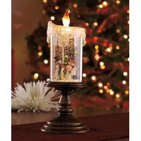 Коледна LED Цветна Свещ