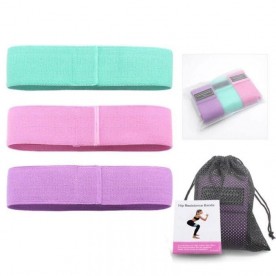 Текстилни тренировъчни ластици – 3бр.